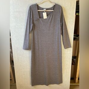 A New Day maxi dress. Grey. NWT. Size XL